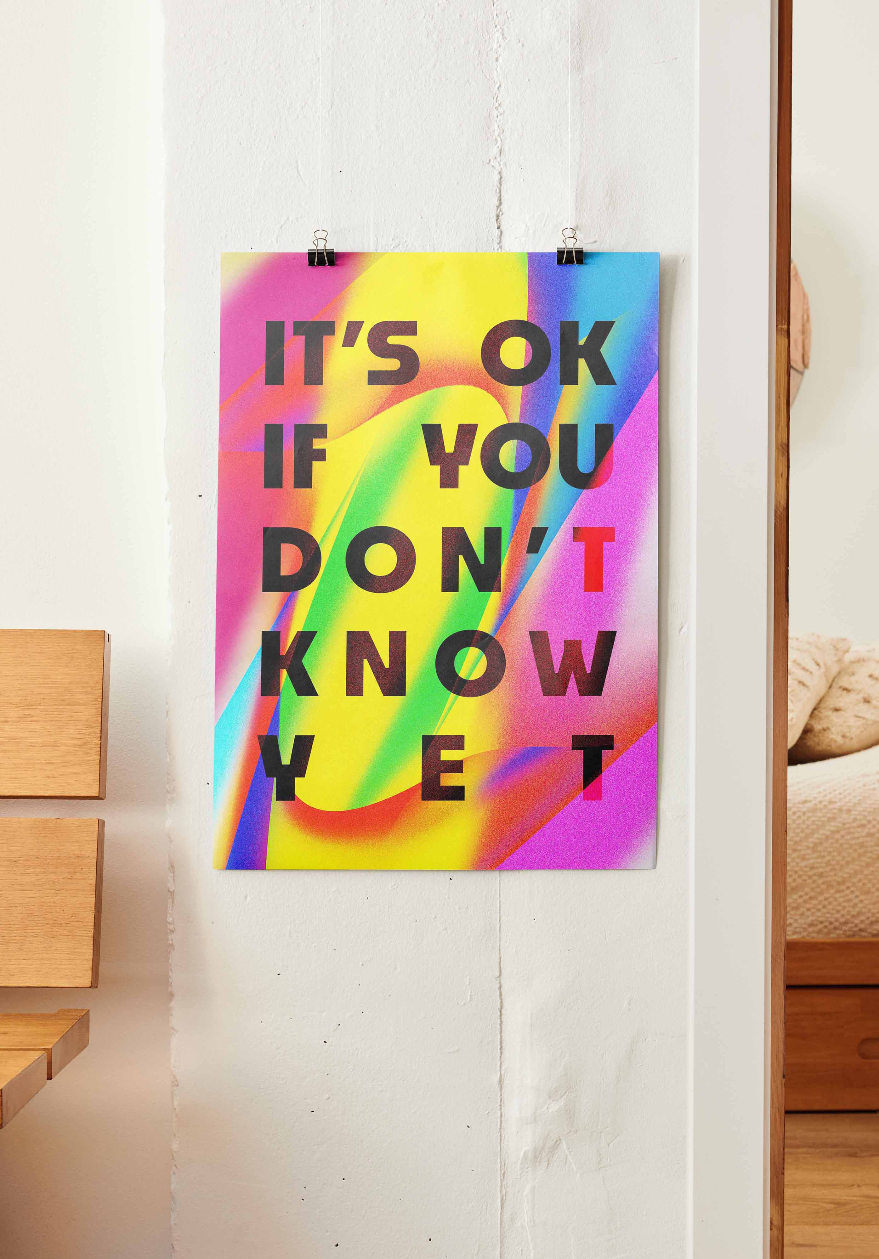 It's Ok Poster Design