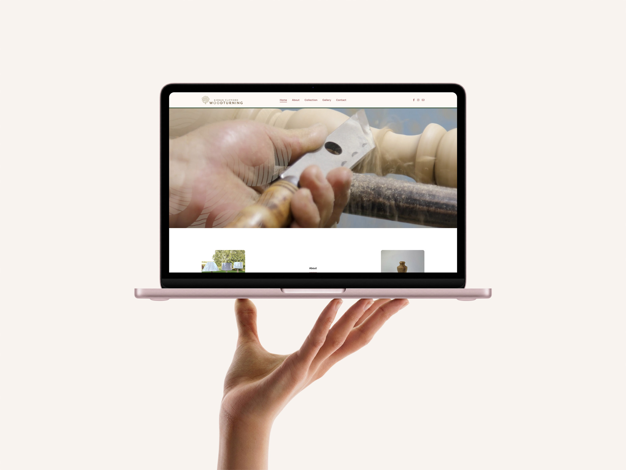 Kieran Clifford Woodturning Website