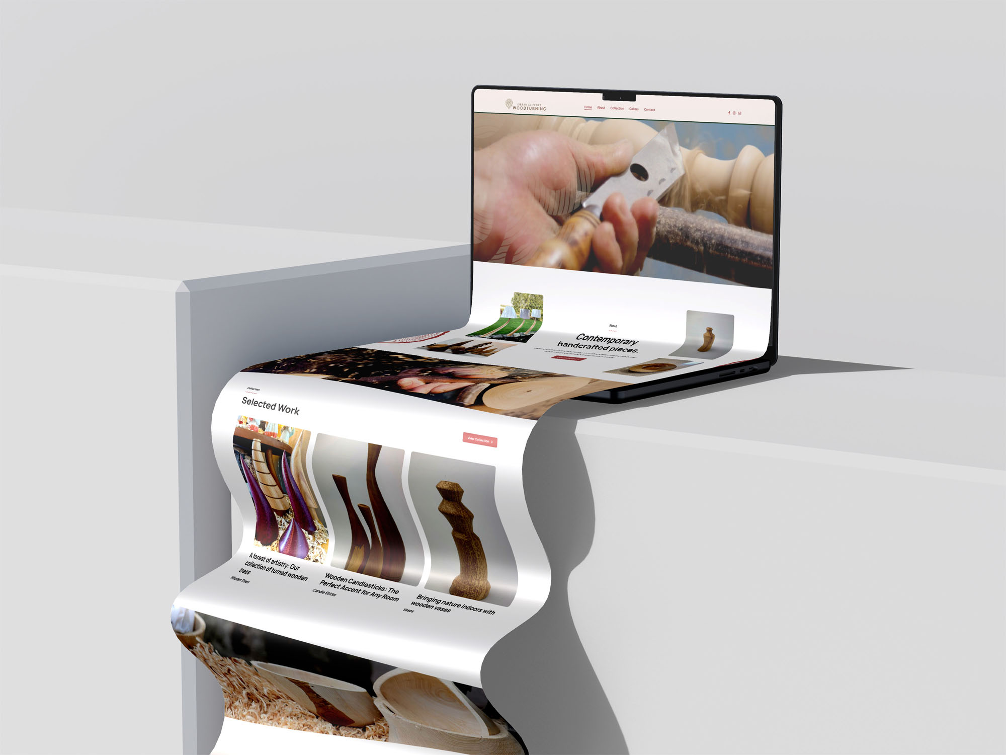 Kieran Clifford Woodturning Website